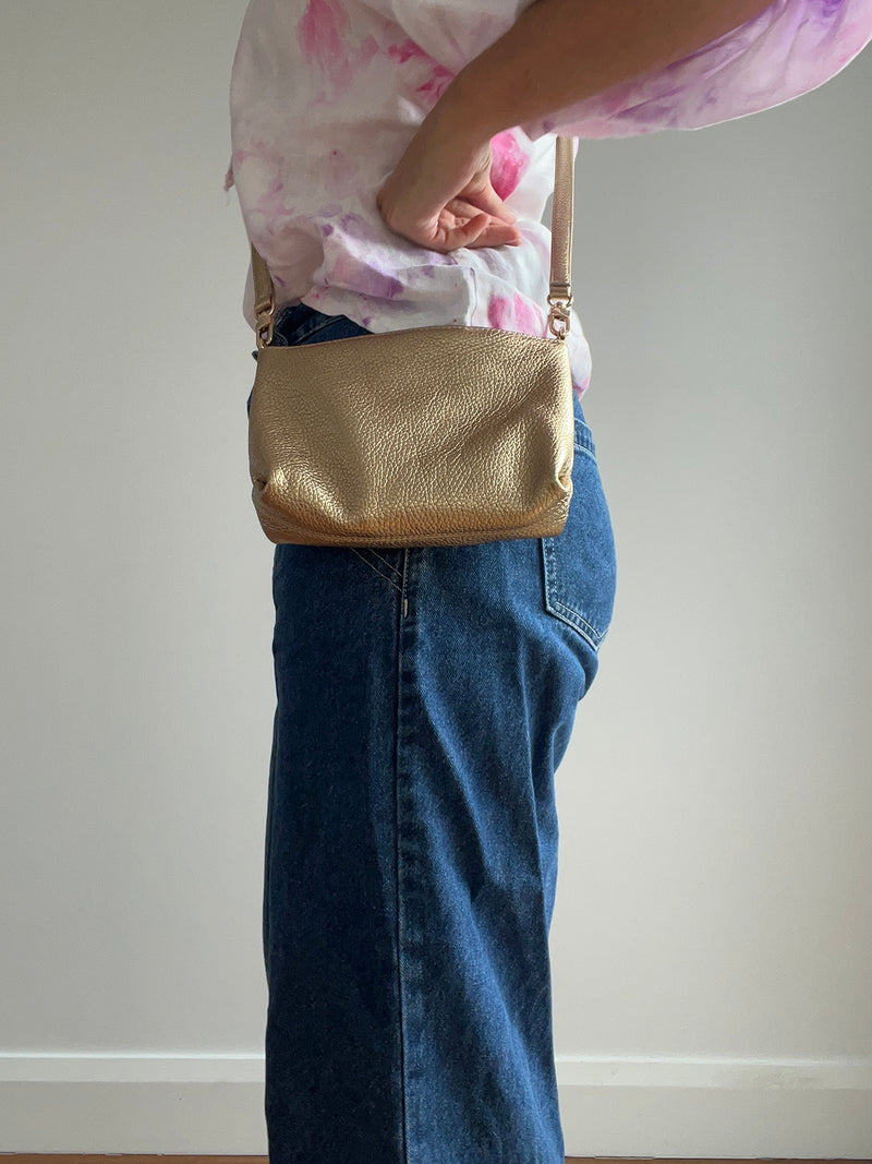 Sista Crossbody| vintage gold