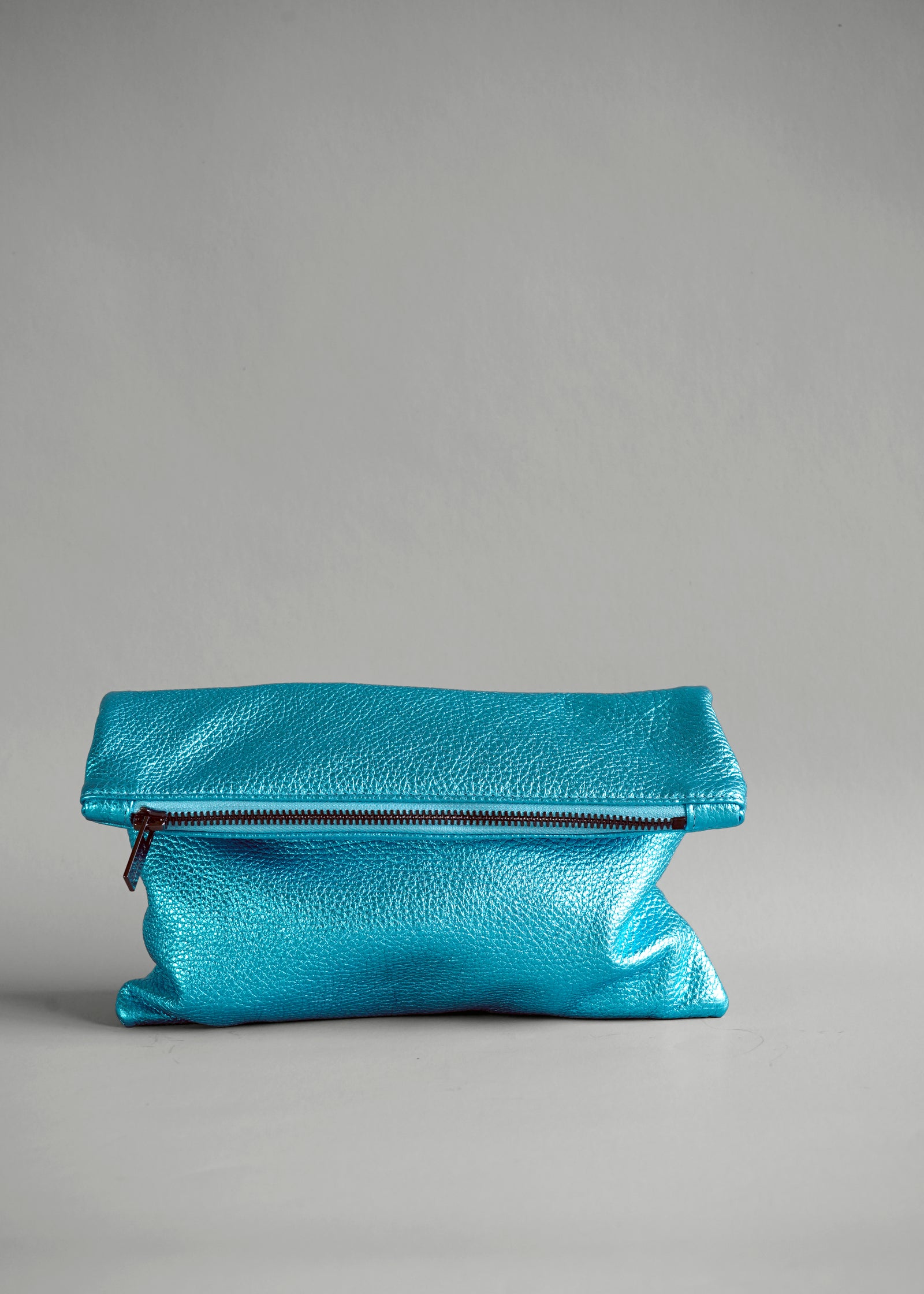 Aqua Shimmer clutch – KARMME - Main Image