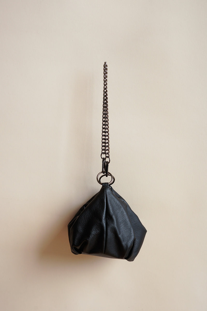 teardrop  | black evening bag